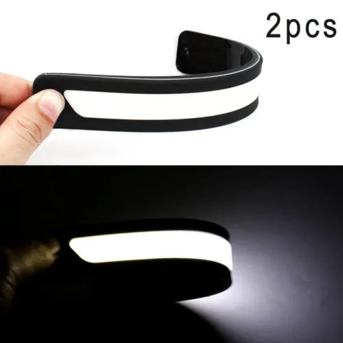 2pcs White DRL LED Car Daytime Running Lights Driving Bulbs