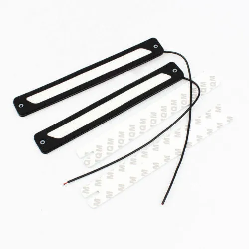 2pcs White DRL LED Car Daytime Running Lights Driving Bulbs