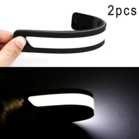 2pcs White DRL LED Car Daytime Running Lights Driving Bulbs