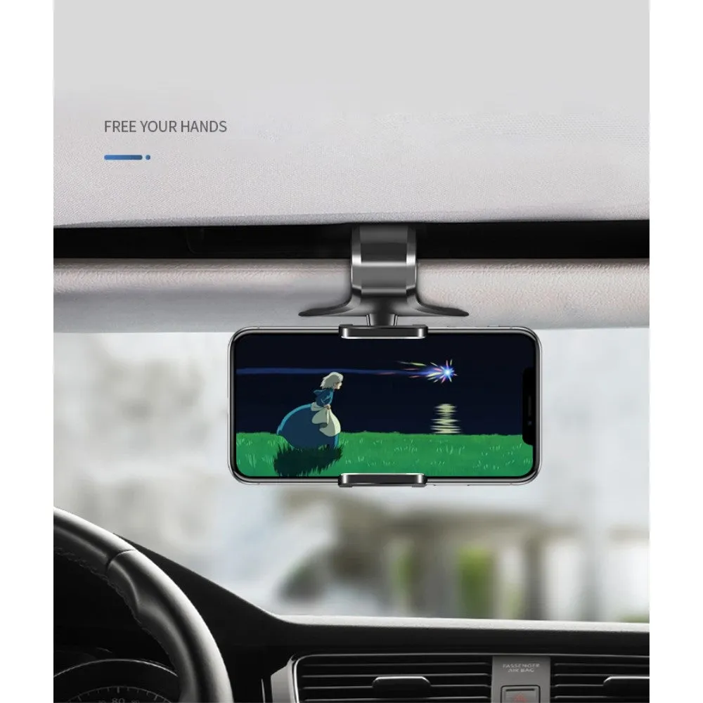 3 in 1 Car GPS Smartphone Holder: Dashboard / Visor Clamp   AC Grid Clip for Gionee M2, Marathon M2 - Black