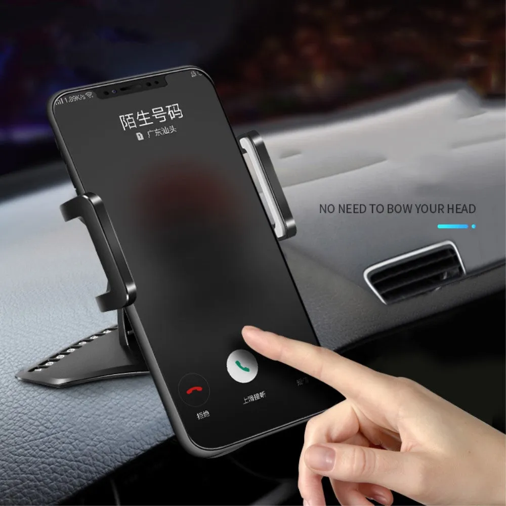 3 in 1 Car GPS Smartphone Holder: Dashboard / Visor Clamp   AC Grid Clip for Gionee M2, Marathon M2 - Black