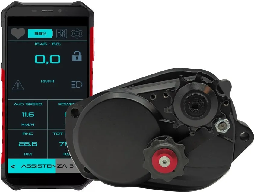 500w Bikee Bike Lightest Mid-Drive Kit