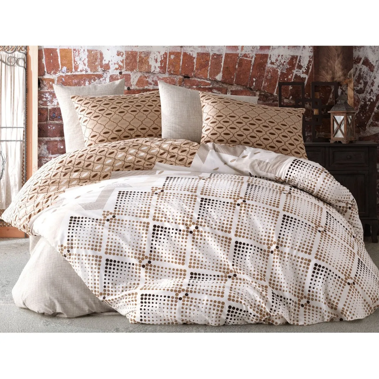 Bedding Sets, Bed Linen Luxury, Narhome, Cotton, Duvet Cover Set, From Turkey, Pillowcase, Sheet, Home,Full/King Size 3/4 Pcs