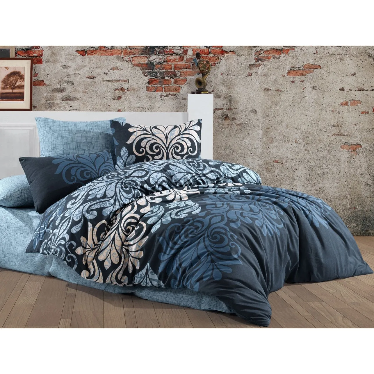 Bedding Sets, Bed Linen Luxury, Narhome, Cotton, Duvet Cover Set, From Turkey, Pillowcase, Sheet, Home,Full/King Size 3/4 Pcs