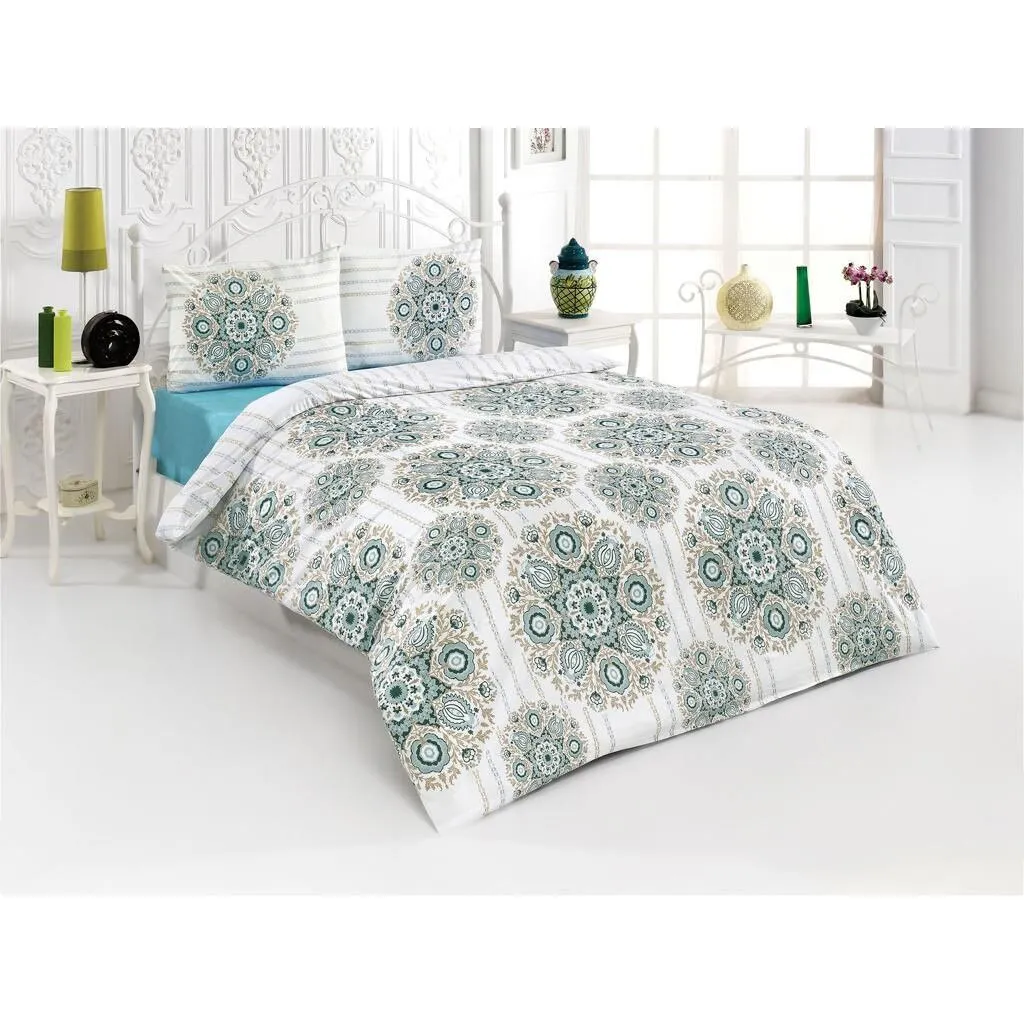 Bedding Sets, Bed Linen Luxury, Narhome, Cotton, Duvet Cover Set, From Turkey, Pillowcase, Sheet, Home,Full/King Size 3/4 Pcs