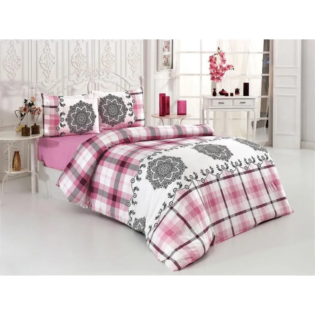Bedding Sets, Bed Linen Luxury, Narhome, Cotton, Duvet Cover Set, From Turkey, Pillowcase, Sheet, Home,Full/King Size 3/4 Pcs