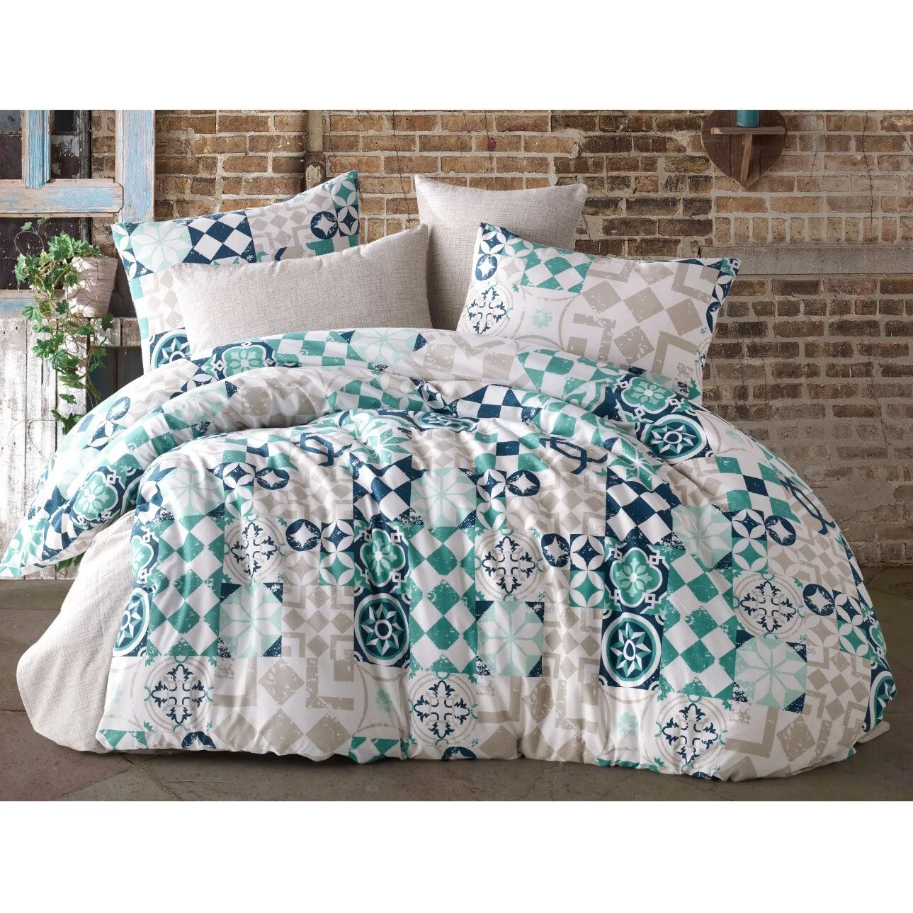 Bedding Sets, Bed Linen Luxury, Narhome, Cotton, Duvet Cover Set, From Turkey, Pillowcase, Sheet, Home,Full/King Size 3/4 Pcs
