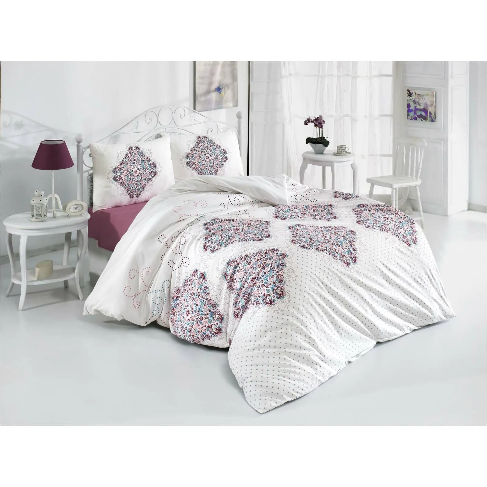 Bedding Sets, Bed Linen Luxury, Narhome, Cotton, Duvet Cover Set, From Turkey, Pillowcase, Sheet, Home,Full/King Size 3/4 Pcs