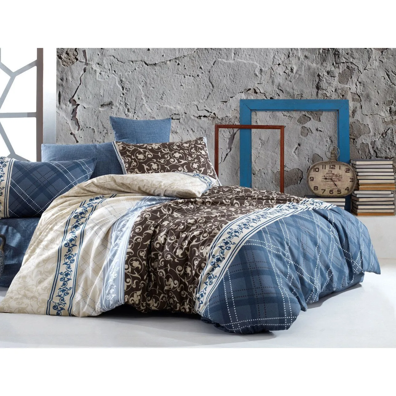 Bedding Sets, Bed Linen Luxury, Narhome, Cotton, Duvet Cover Set, From Turkey, Pillowcase, Sheet, Home,Full/King Size 3/4 Pcs