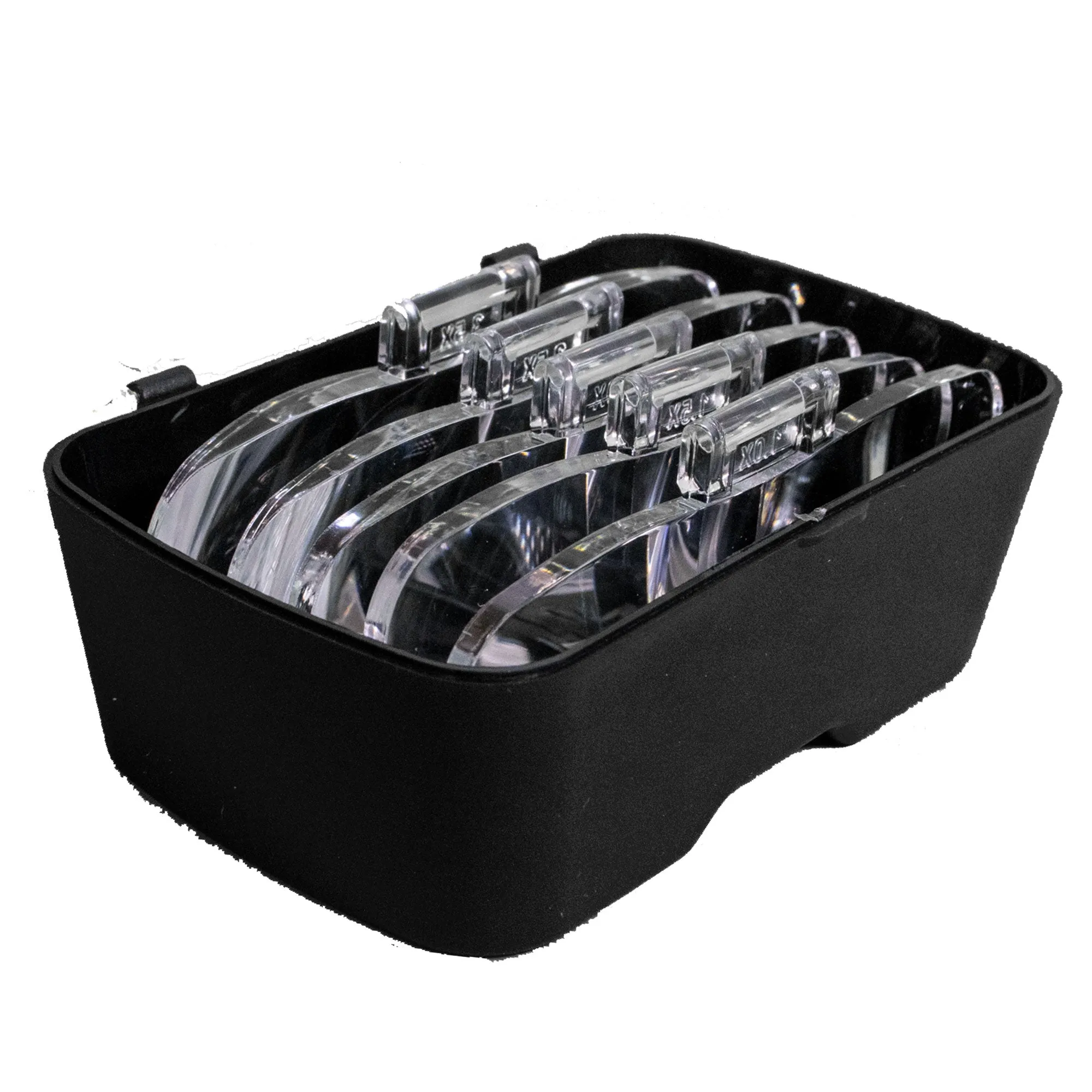 Binocular headband magnifier, 5 lenses can be used singly or in pairs. Also an LED light.