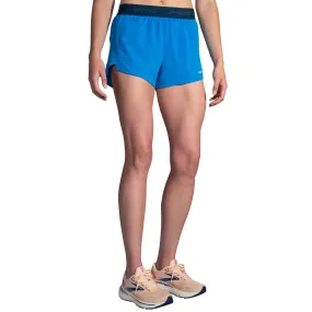 Brooks | Chaser 3" Short | Women's | Azure Blue/Ocean Drive