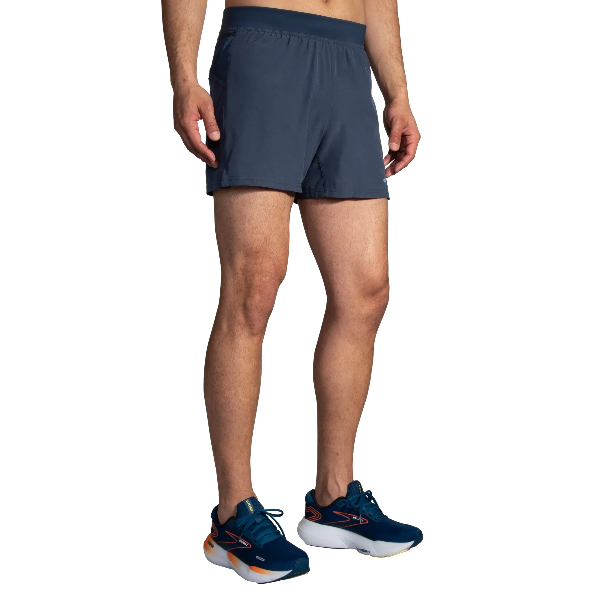 Brooks | Sherpa 5" Shorts | Men's | Blue Slate