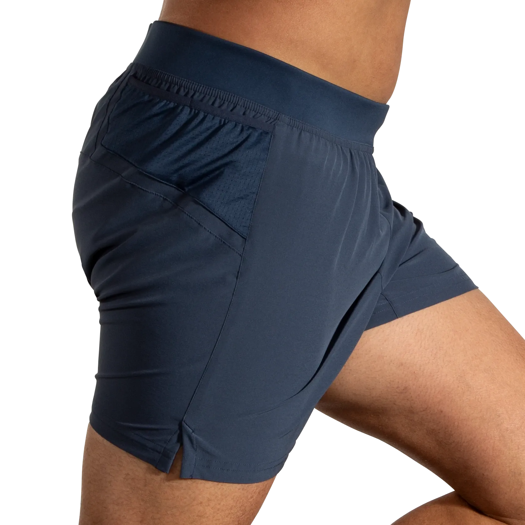 Brooks | Sherpa 5" Shorts | Men's | Blue Slate