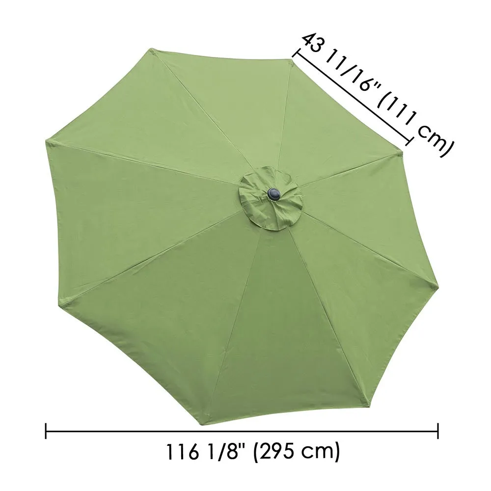 DIY 10 ft Patio and Market Umbrella Replacement Canopy