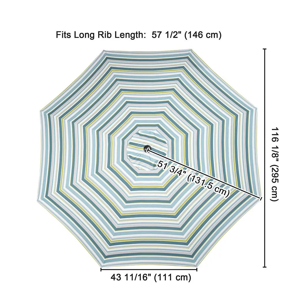DIY 10 ft Patio and Market Umbrella Replacement Canopy