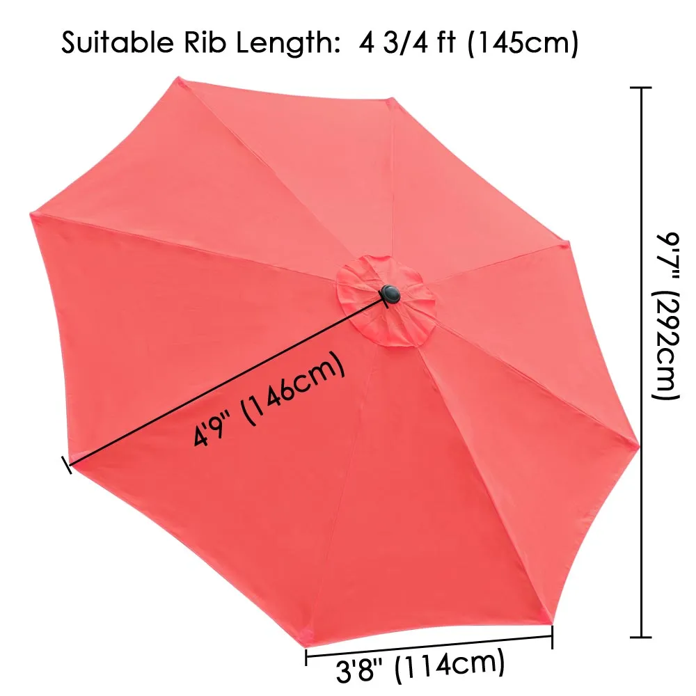 DIY 10 ft Patio and Market Umbrella Replacement Canopy