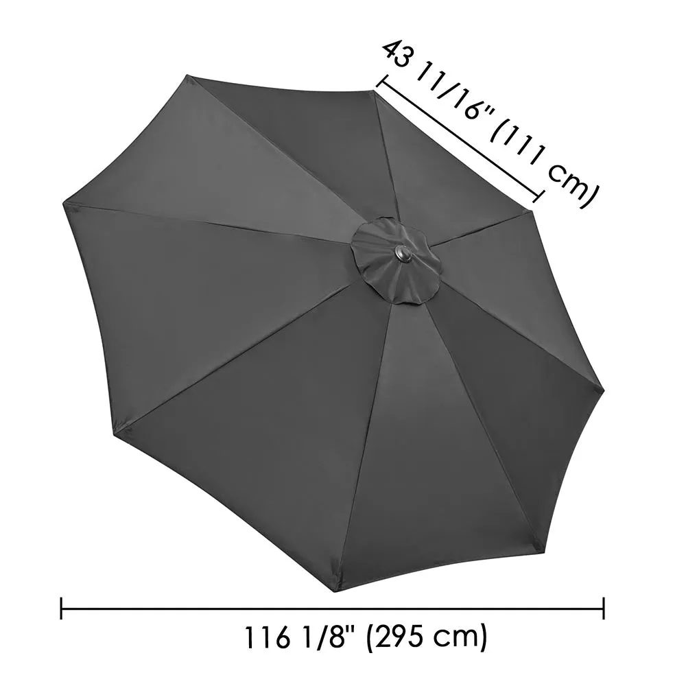 DIY 10 ft Patio and Market Umbrella Replacement Canopy