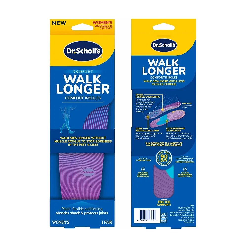 Dr. Scholl's Walk Longer Insoles | Women's