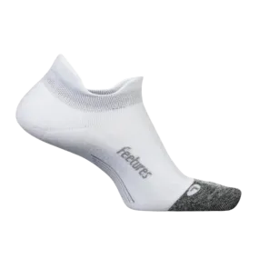 Feetures - Elite Light Cushion No-Show Tab - White