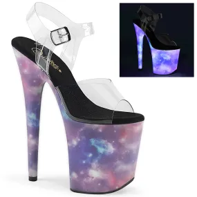 FLAMINGO-808REFL Galaxy Reflective Platform Stripper Shoe