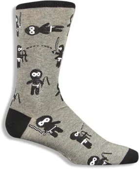 Grey Action Ninja Socks (Men's)