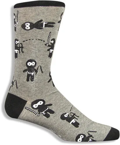Grey Action Ninja Socks (Men's)