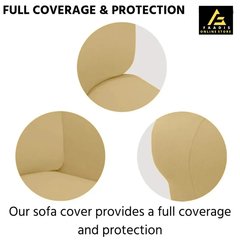 Jersey Sofa Covers-Beige