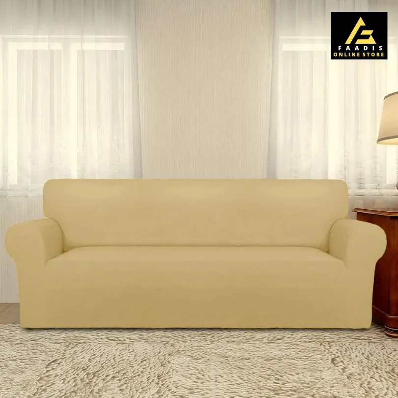 Jersey Sofa Covers-Beige