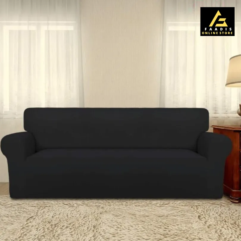 Jersey Sofa Covers-Black