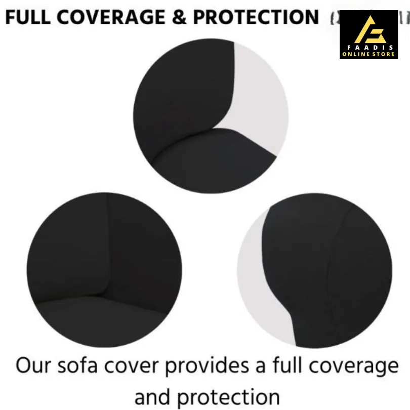 Jersey Sofa Covers-Black