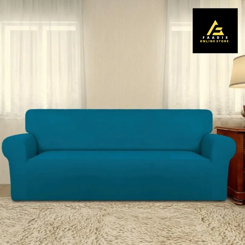 Jersey Sofa Covers-Teal