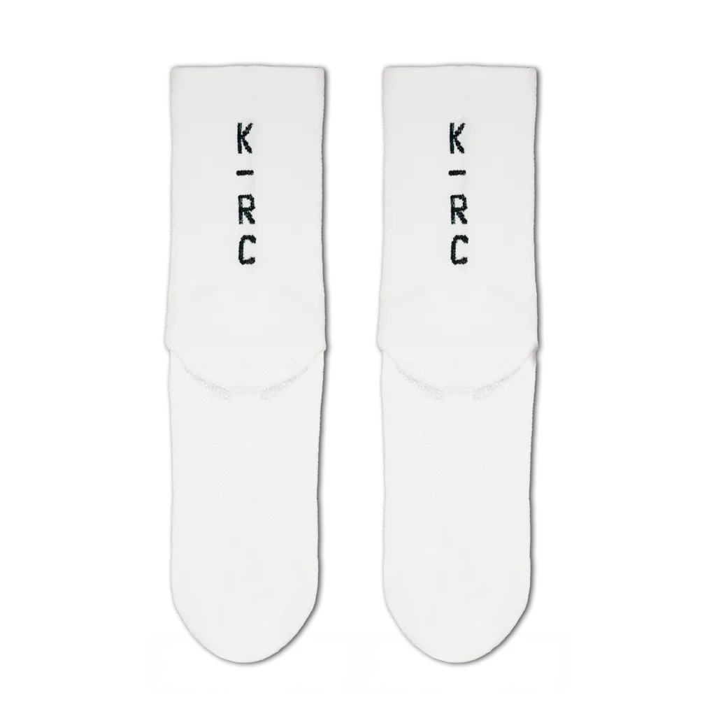 KRC: LOGO PERFORMANCE 2024 SOCKS IN WHITE