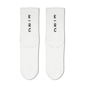 KRC: LOGO PERFORMANCE 2024 SOCKS IN WHITE