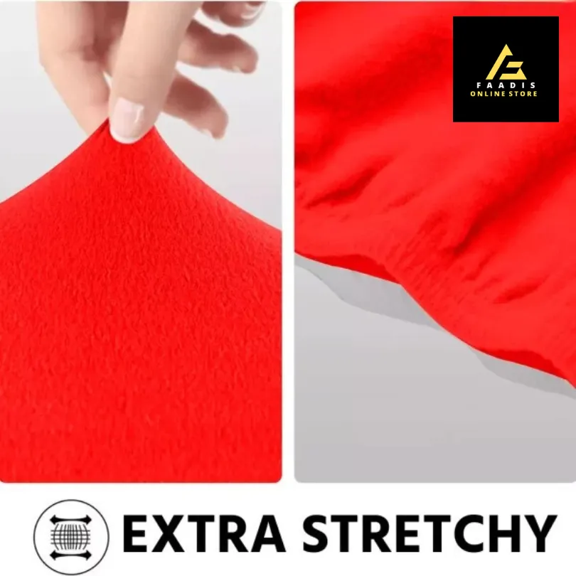 L-shape Sofa Covers-Red