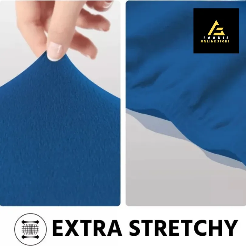 L-shape Sofa Covers-Royal Blue