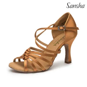 Lena Latin Bow Suede Sole Shoe (Variety of Colors)