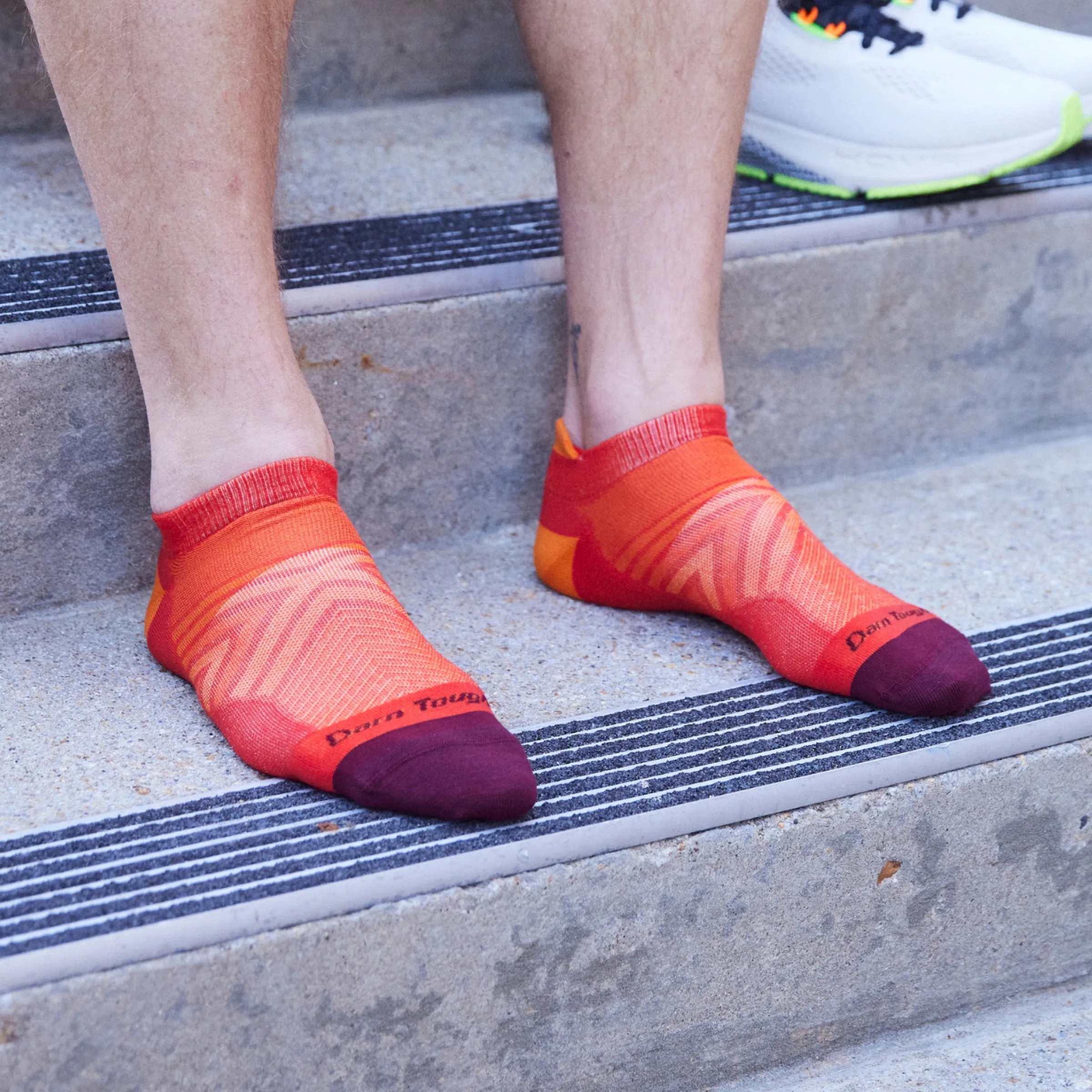Men's Run No Show Tab No Cushion Ultra-Lightweight Running Sock
