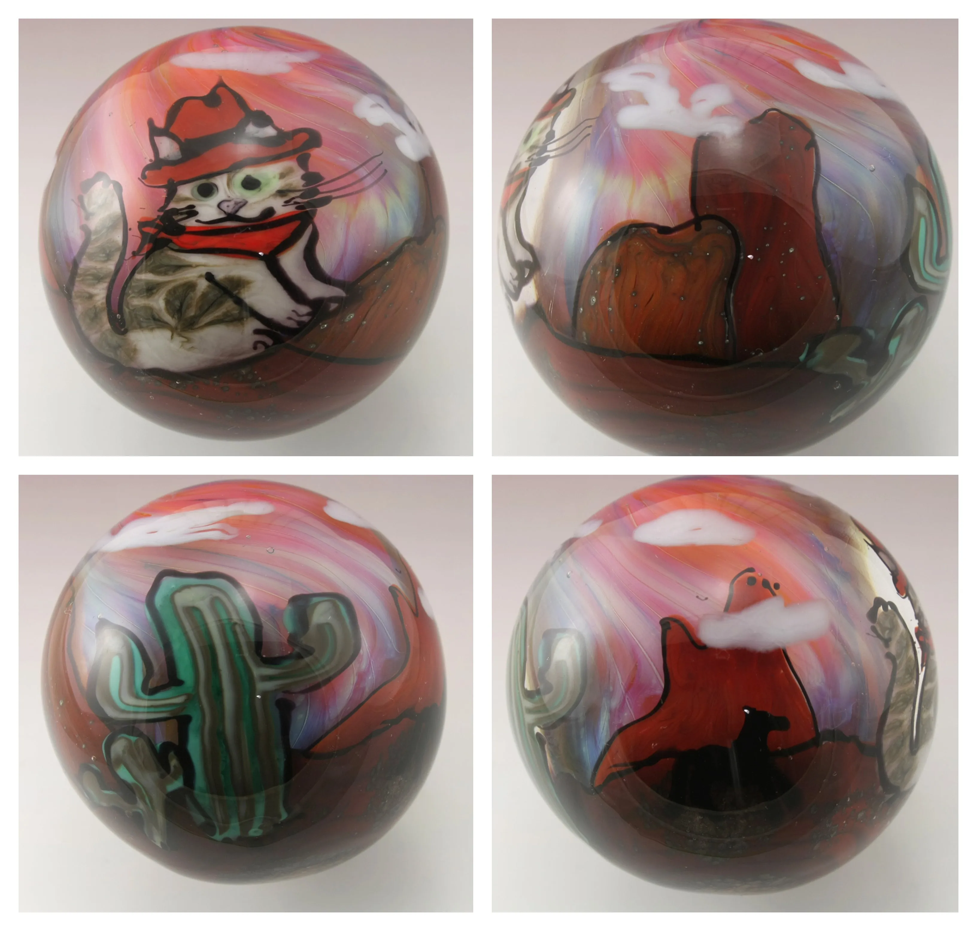 Meowdy Western Kitty Marble