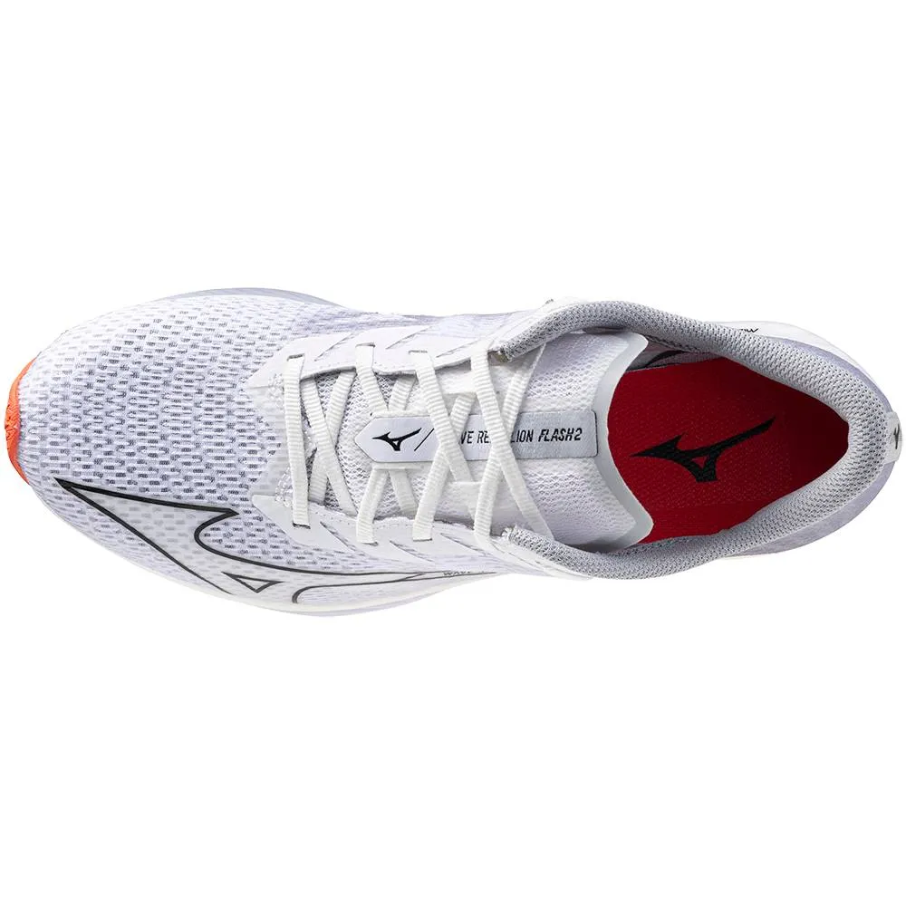 Mizuno Wave Rebellion Flash 2 (Mens) - White/Black/Harbor Mist