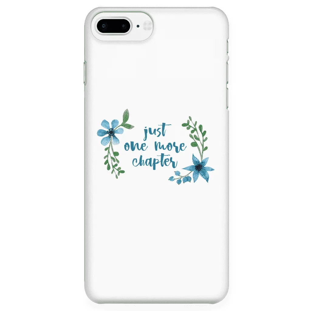 One more floral phone case white