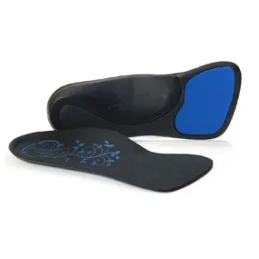 Powerstep Slenderfit 3/4 Insoles Womens Color Black | One Pair