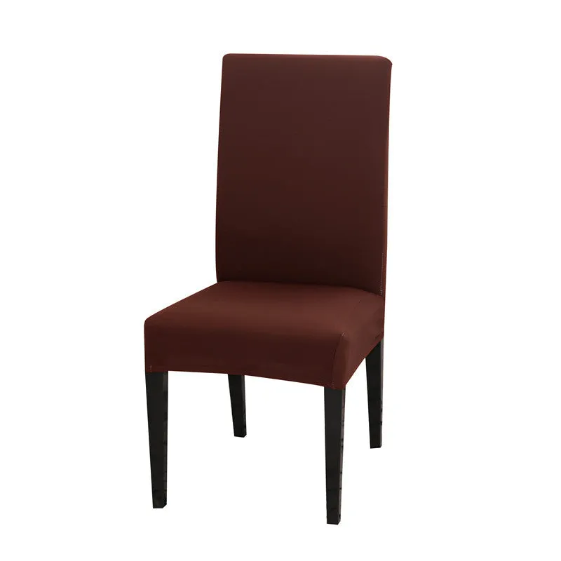 Slipcover Geometric Spandex Chair Covers Printed Elastic Seat Cover Slipcovers For Dining Room Wedding Banquet Hotel Kitchen Office Plain