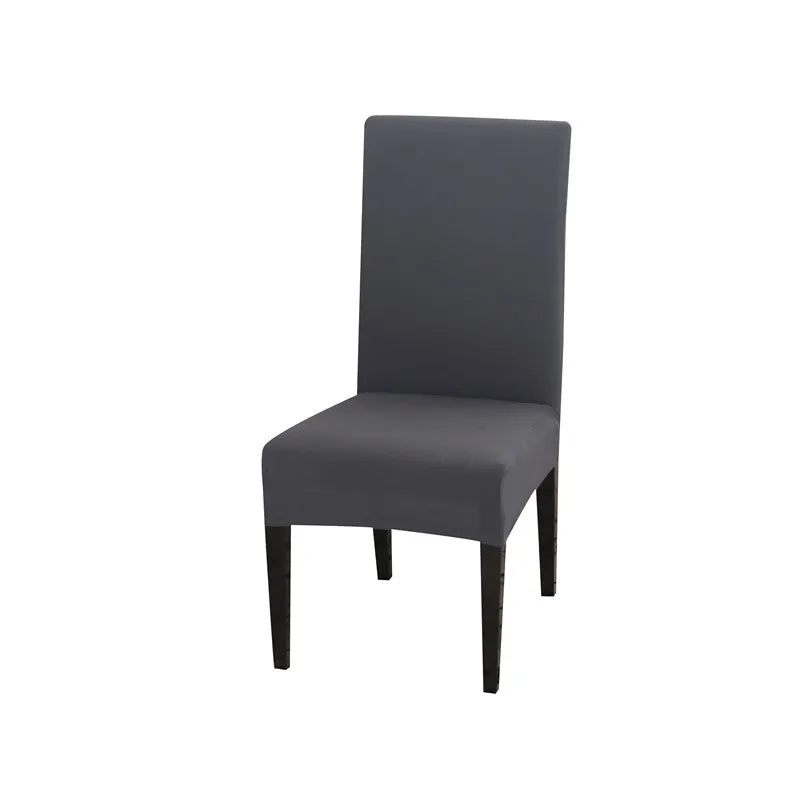 Slipcover Geometric Spandex Chair Covers Printed Elastic Seat Cover Slipcovers For Dining Room Wedding Banquet Hotel Kitchen Office Plain