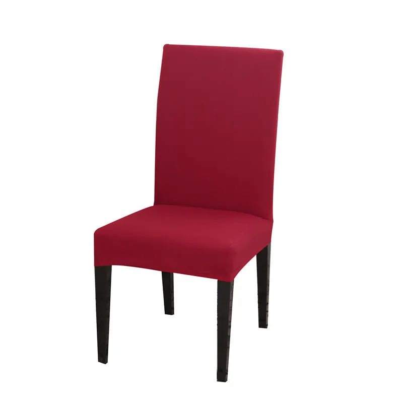 Slipcover Geometric Spandex Chair Covers Printed Elastic Seat Cover Slipcovers For Dining Room Wedding Banquet Hotel Kitchen Office Plain