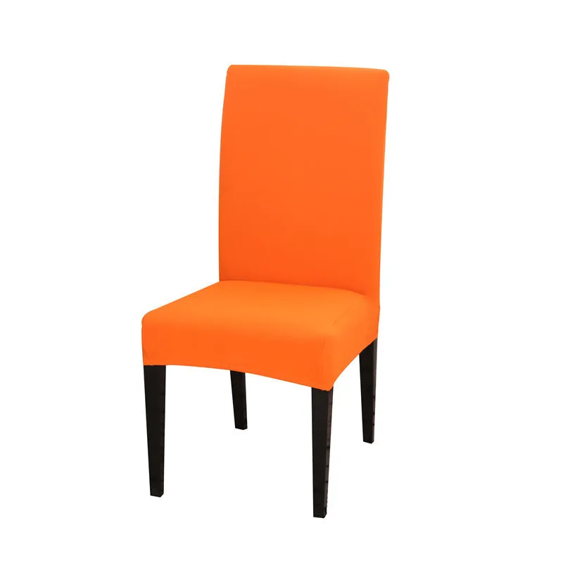 Slipcover Geometric Spandex Chair Covers Printed Elastic Seat Cover Slipcovers For Dining Room Wedding Banquet Hotel Kitchen Office Plain