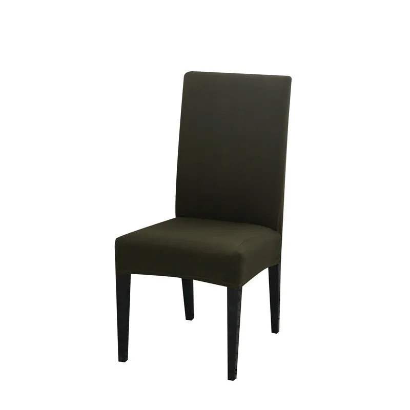Slipcover Geometric Spandex Chair Covers Printed Elastic Seat Cover Slipcovers For Dining Room Wedding Banquet Hotel Kitchen Office Plain