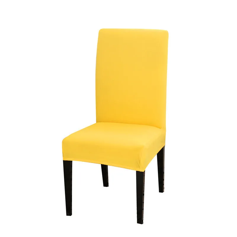 Slipcover Geometric Spandex Chair Covers Printed Elastic Seat Cover Slipcovers For Dining Room Wedding Banquet Hotel Kitchen Office Plain