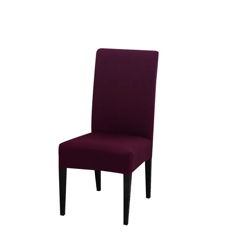 Slipcover Geometric Spandex Chair Covers Printed Elastic Seat Cover Slipcovers For Dining Room Wedding Banquet Hotel Kitchen Office Plain