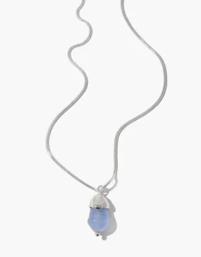 Solace Drop Necklace | Snake Chain