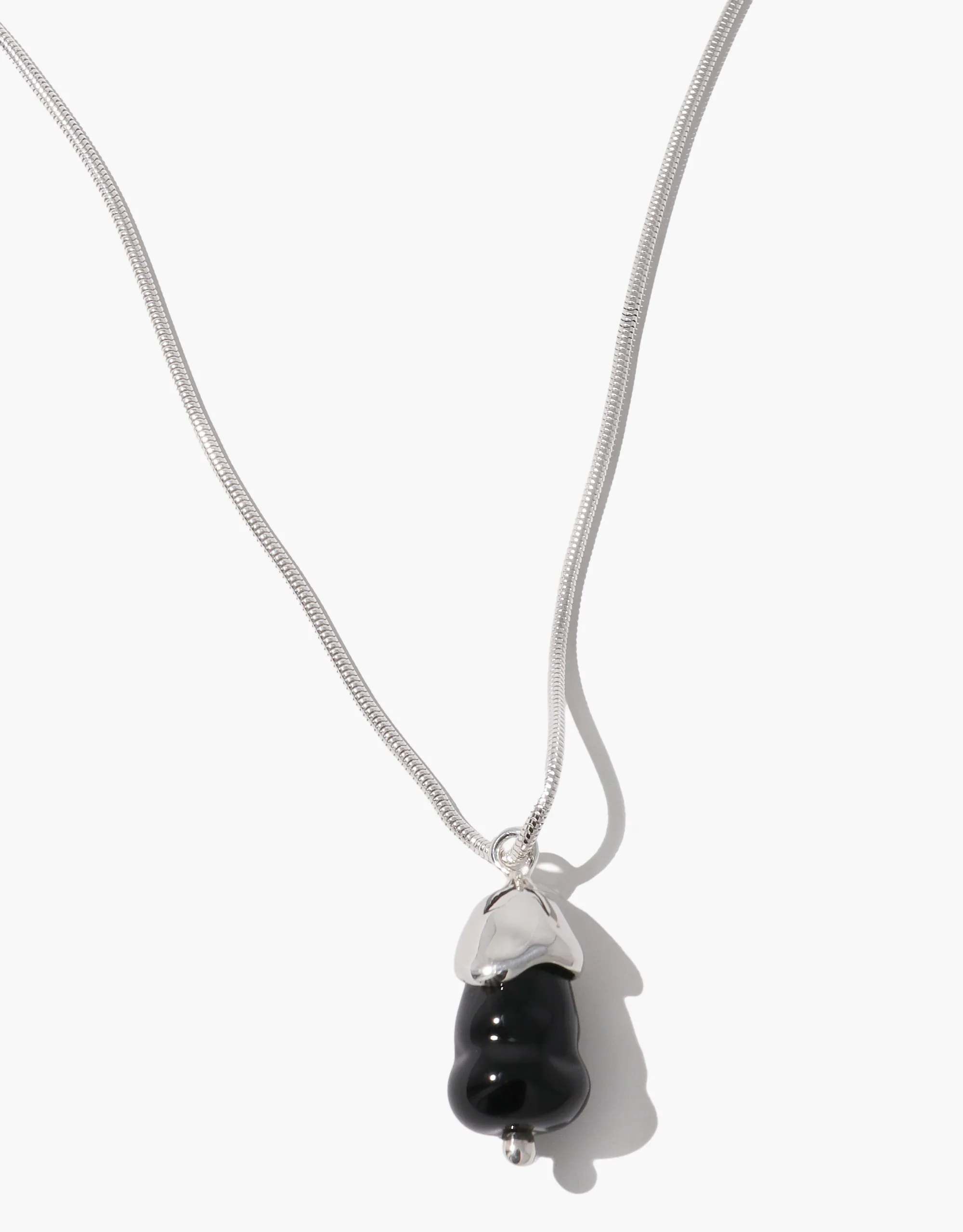 Solace Drop Necklace | Snake Chain
